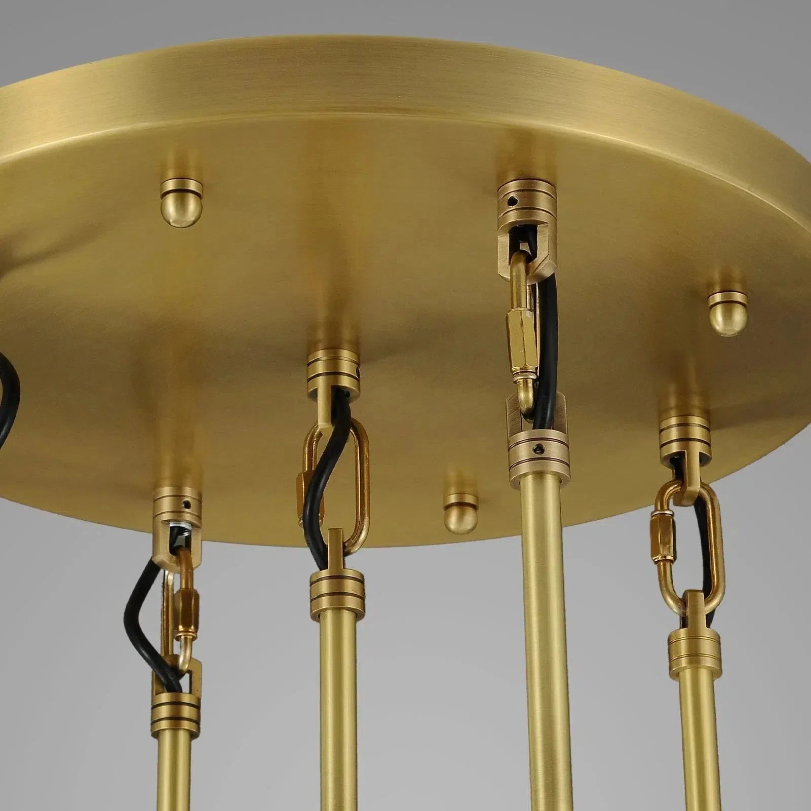 Raindrop Round Bedroom Chandelier 5 Lights 14"D
