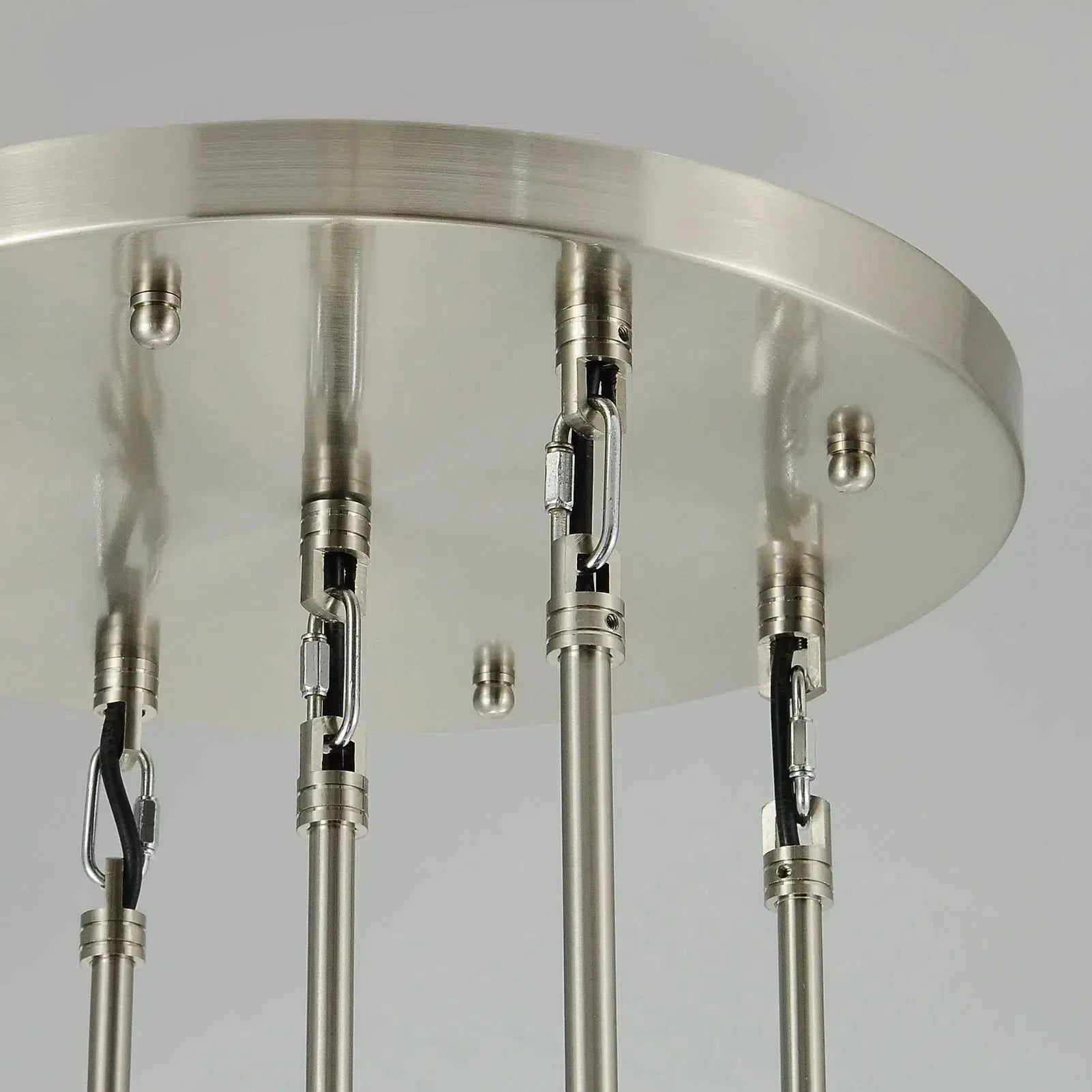 Raindrop Round Bedroom Chandelier 5 Lights 14"D