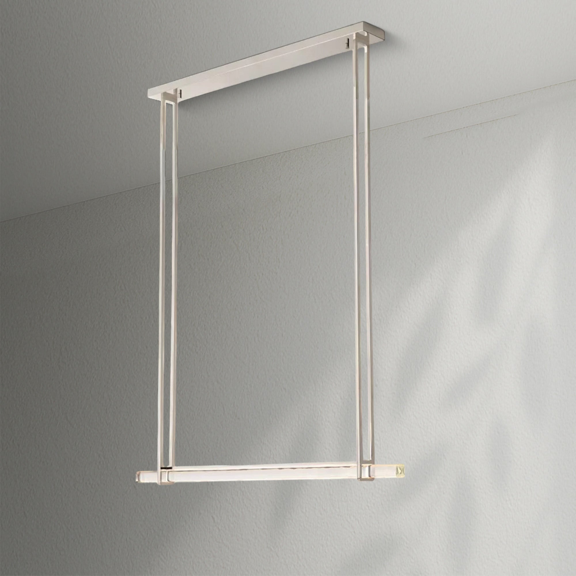 Aedubon Crystal Single Bar Linear Chandelier