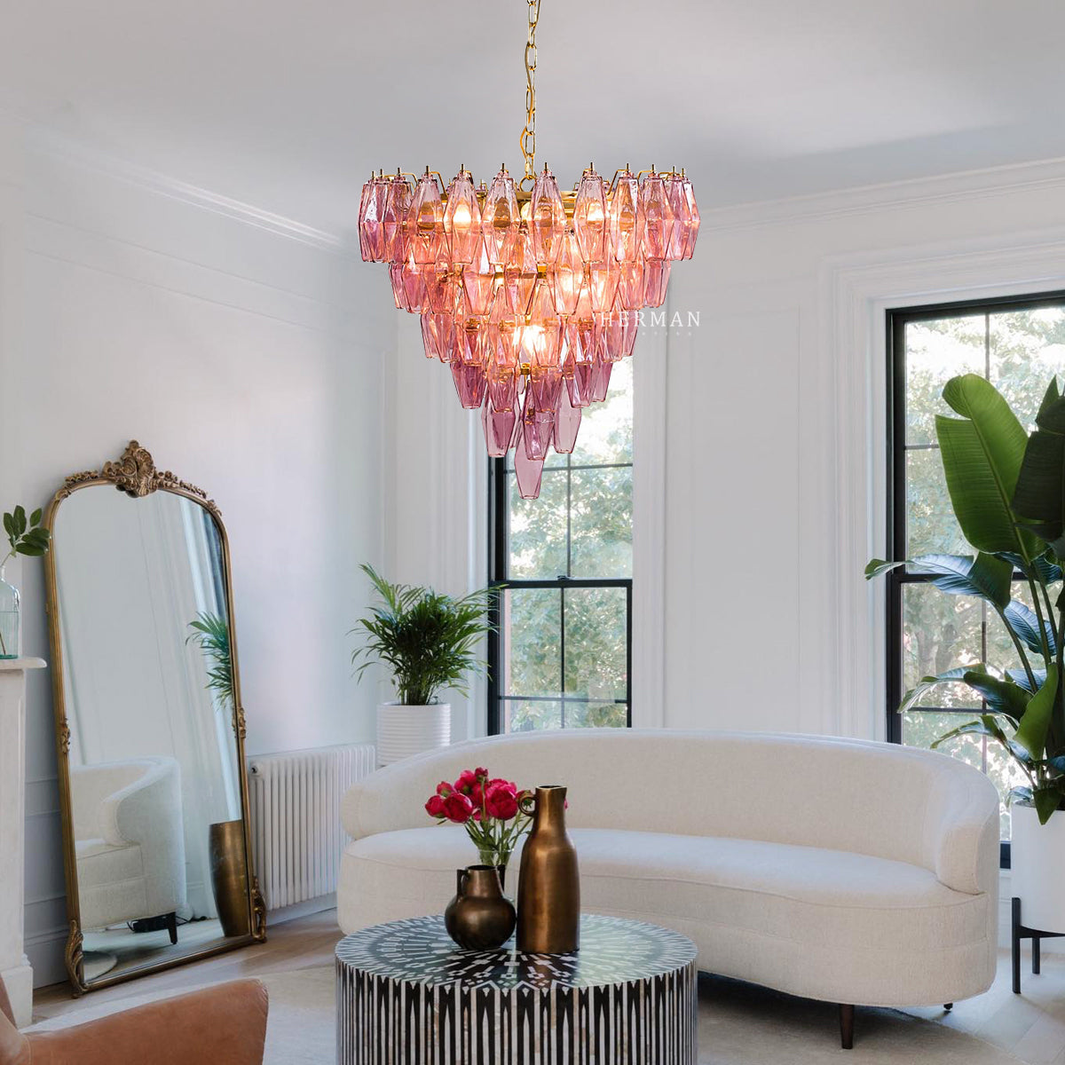 Asti Murelli Glass Chandelier