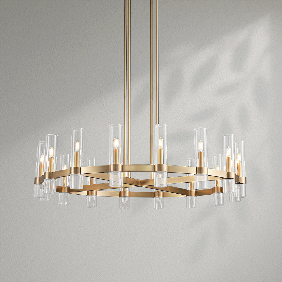Savelle Glass Round Chandelier
