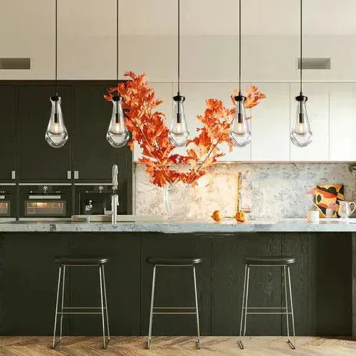 Raindrop Rod Linear Chandelier