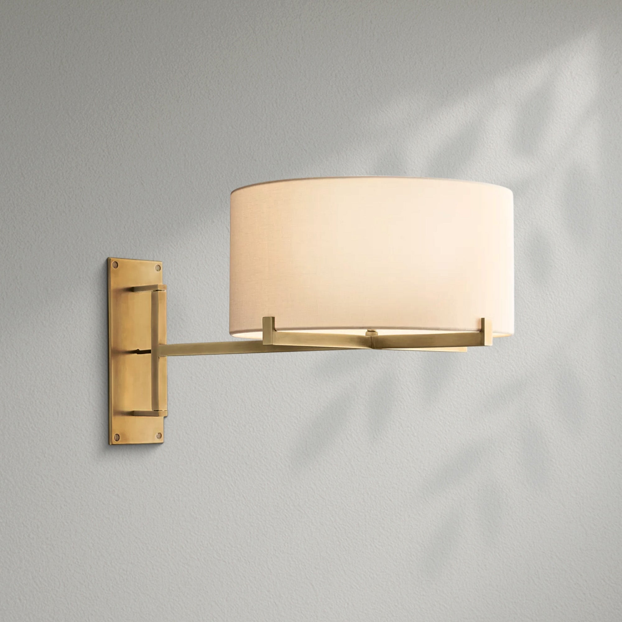 Pauillec Drum Shade Swing-Arm Sconce
