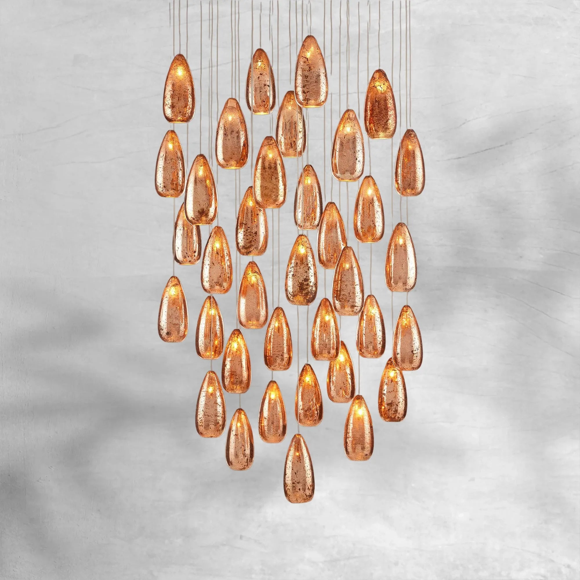 Edda Raindrop Round Chandelier