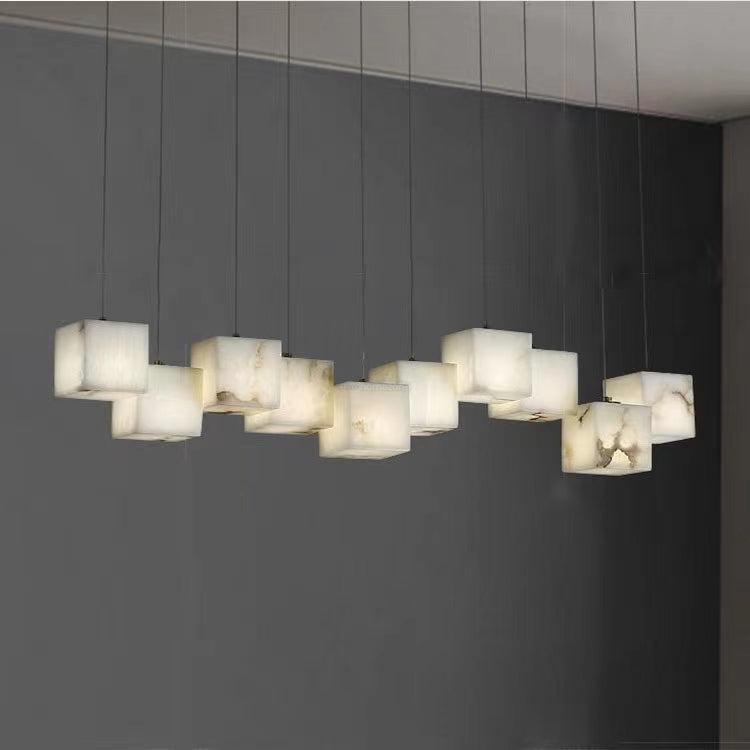 Alabaster Box Linear Chandelier
