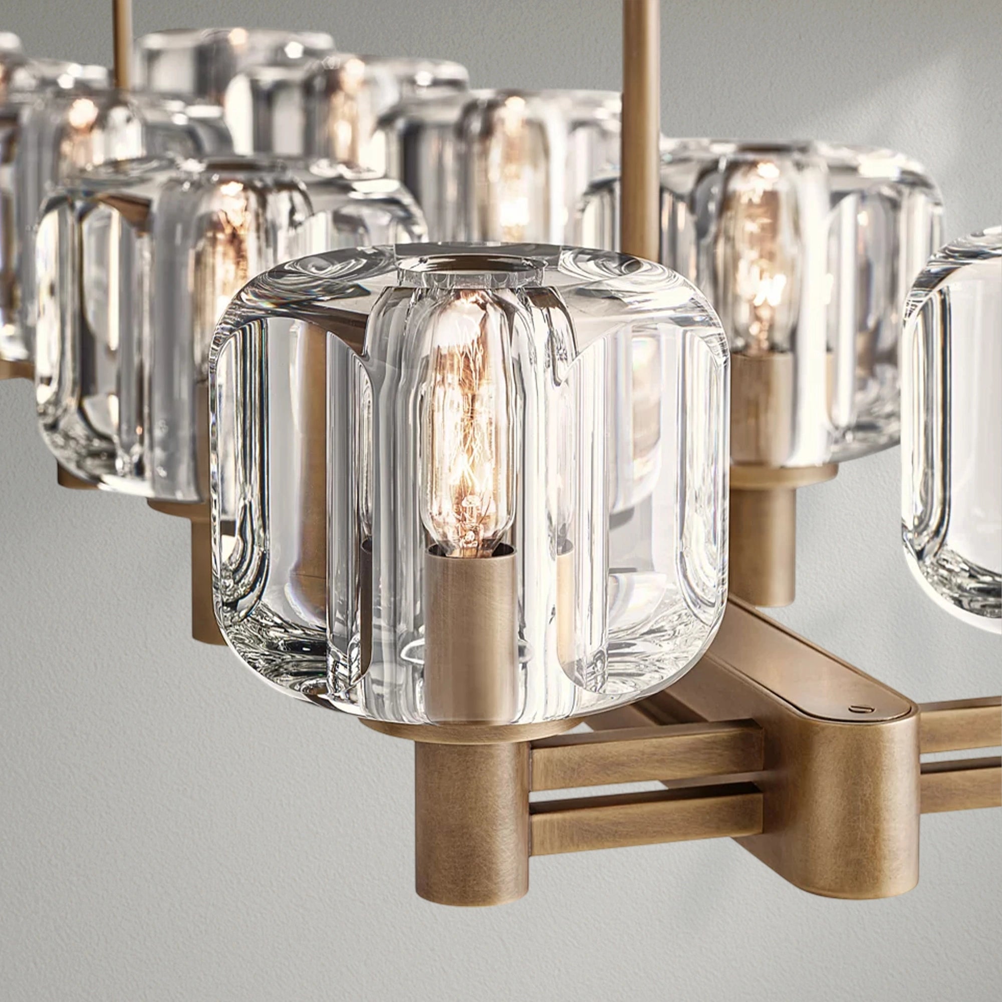 Demaket Double Linear Chandelier