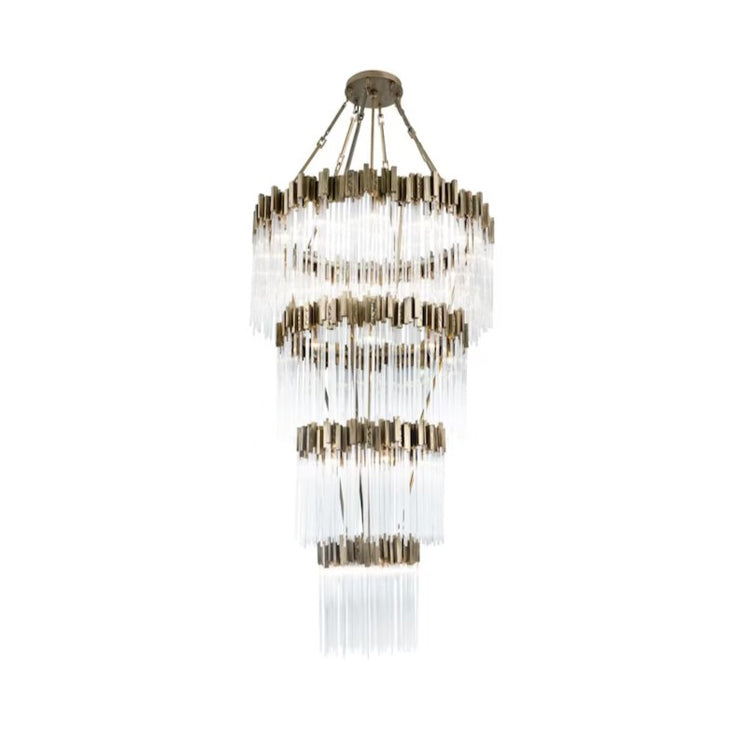 Luster Gaze Grand Radiance Multi-Tiered Round Chandelier - Background Shot