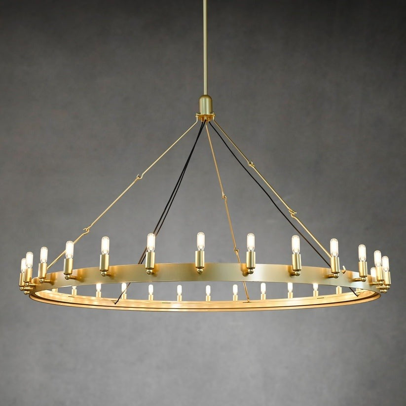 Celestine Vintage Filament Round Chandelier