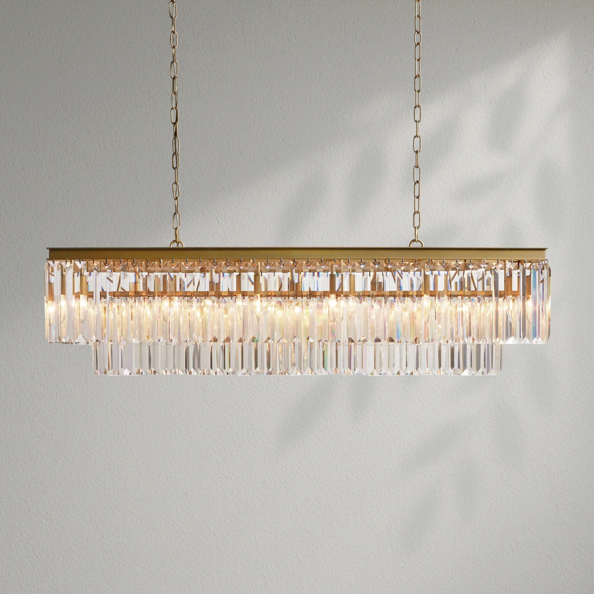 Laylind Tiered Rectangular Chandelier