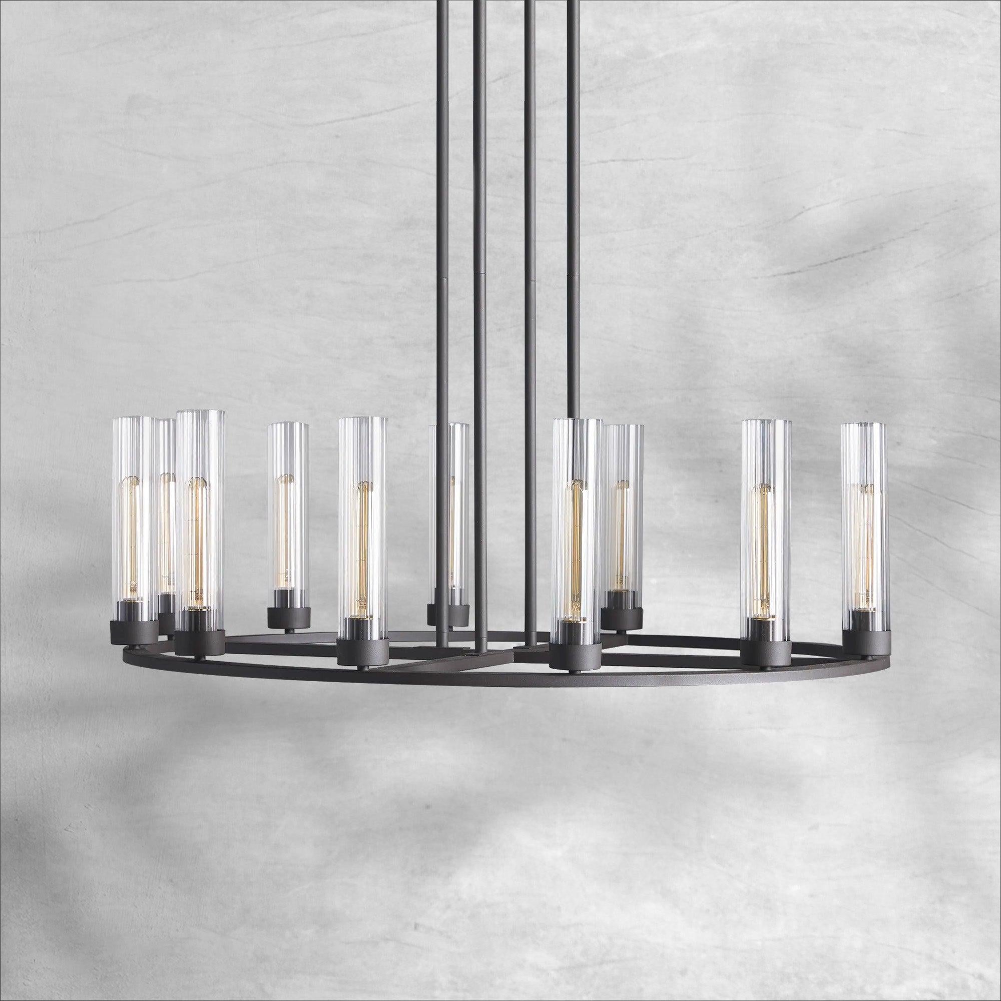Andreas Round Chandelier 10/12 Light