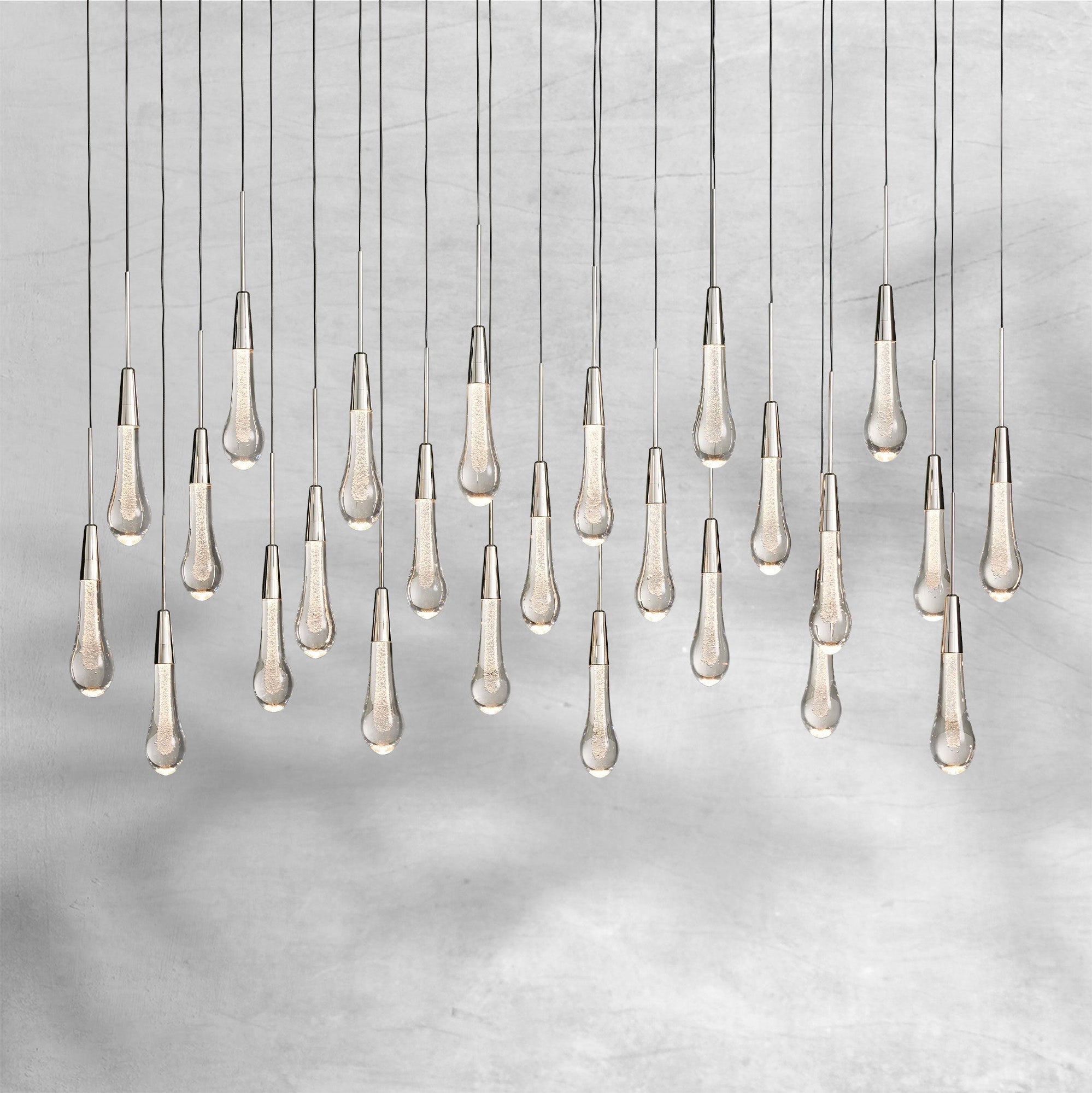 Soltaire Linear Chandelier 37"50"70"