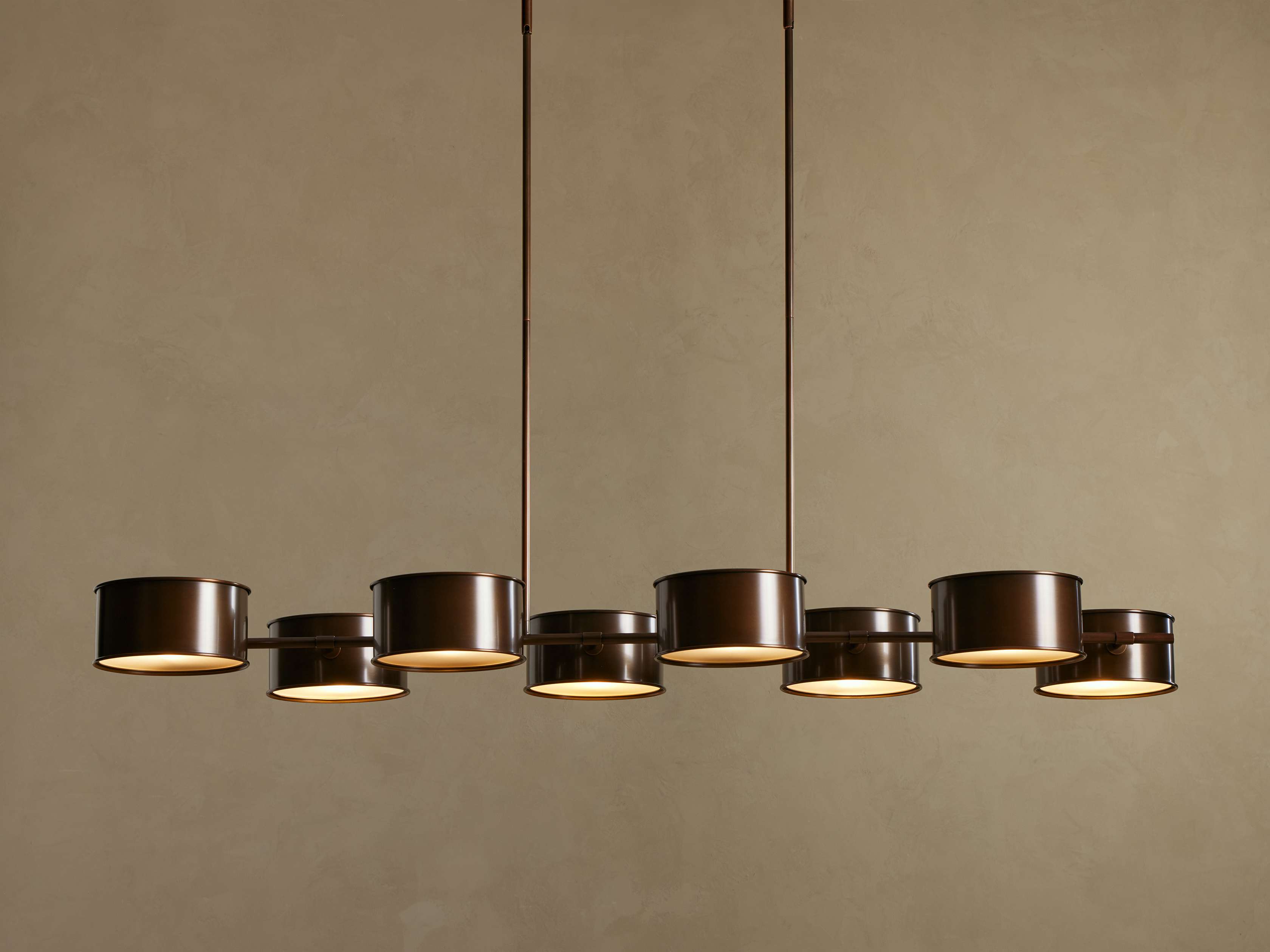 Daphne Metal Linear Chandelier 62''72''