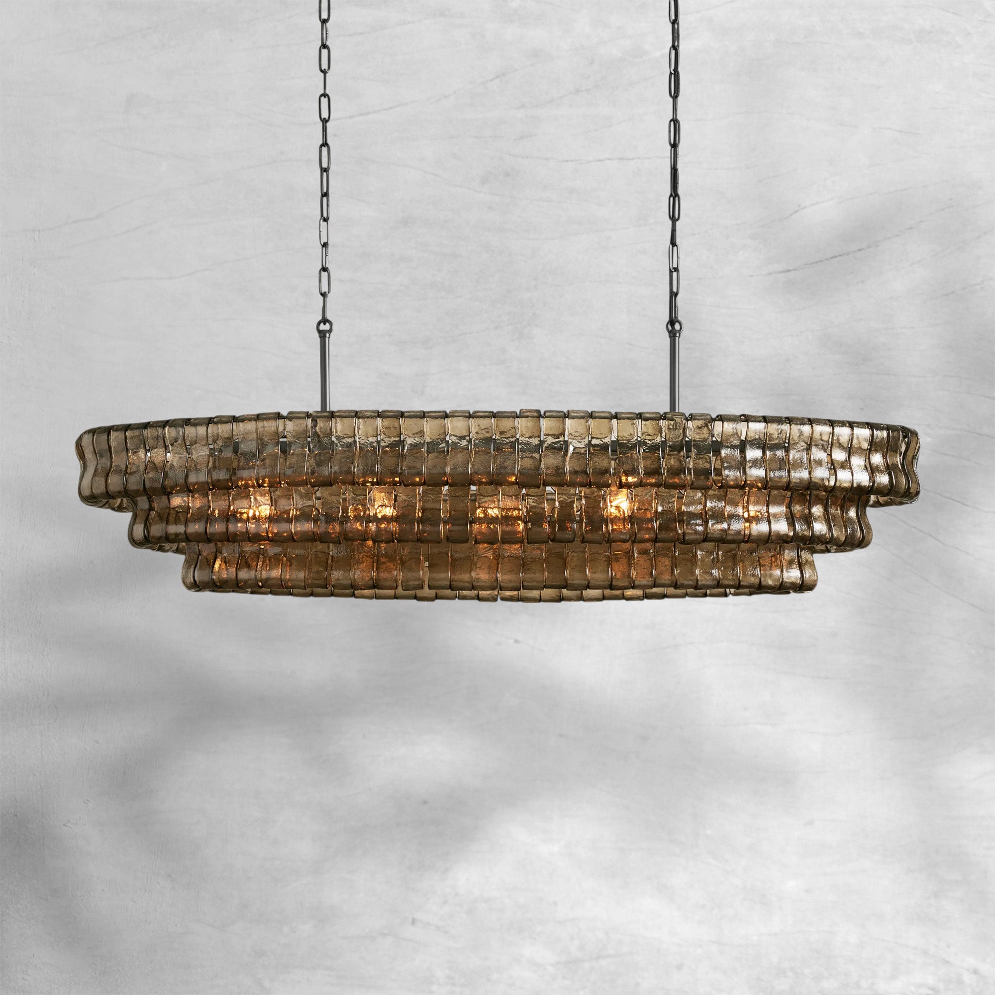 Ghiaccio Oval Chandelier