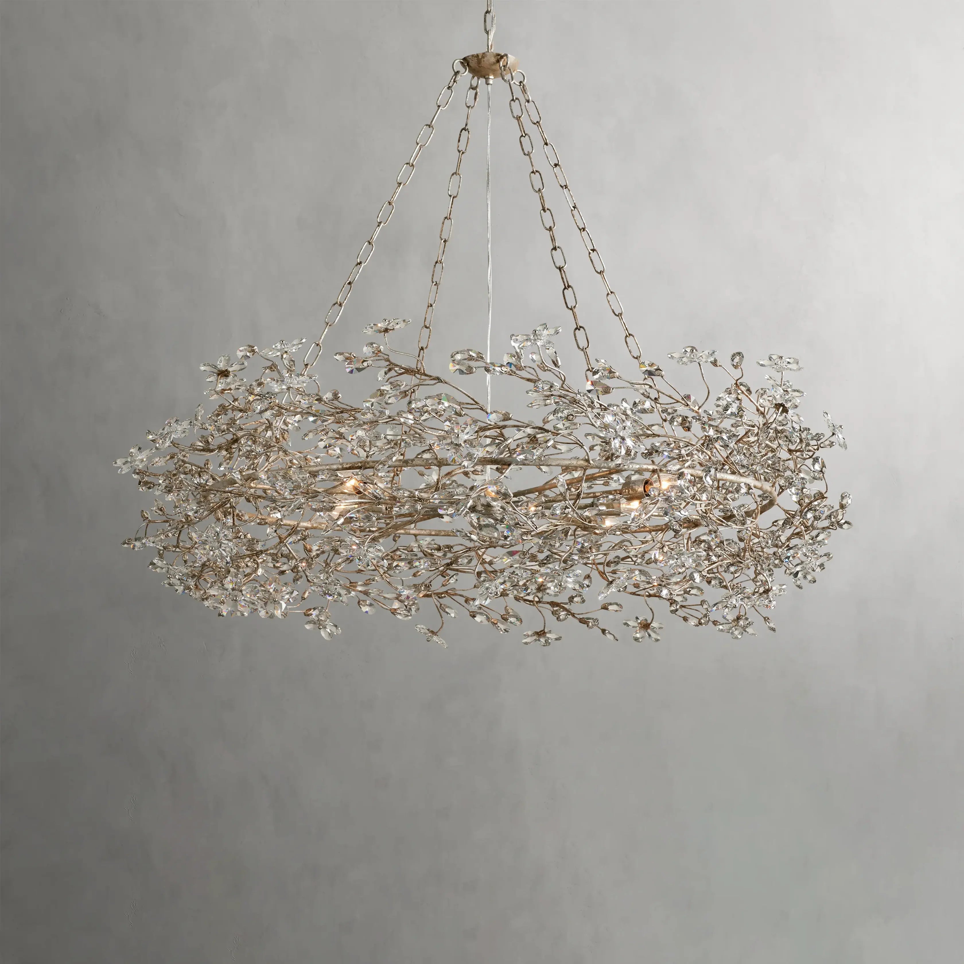 Fiore Crown Chandelier 39" 48" 60“