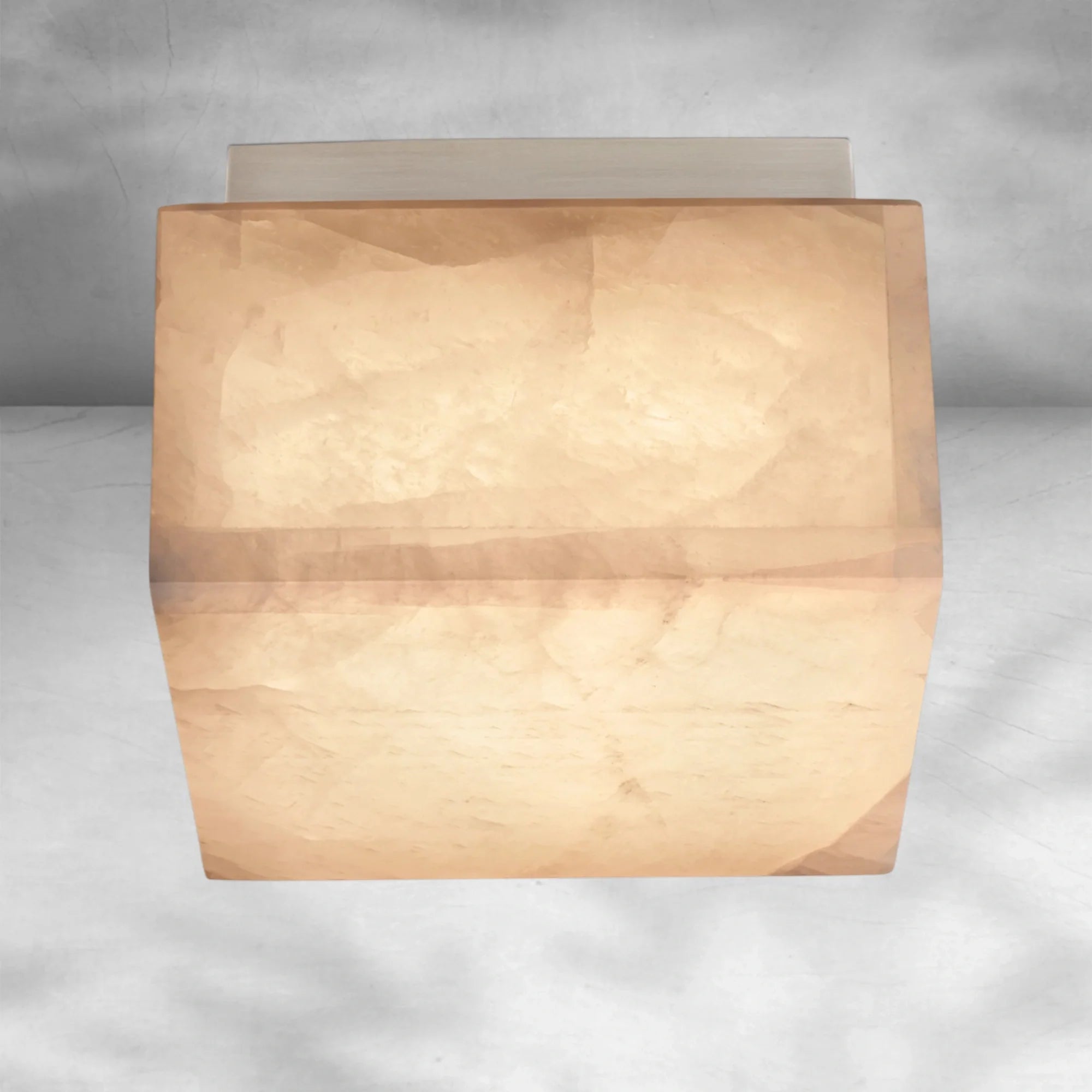 Riora Calcite Square Flushmount 6"10"14"