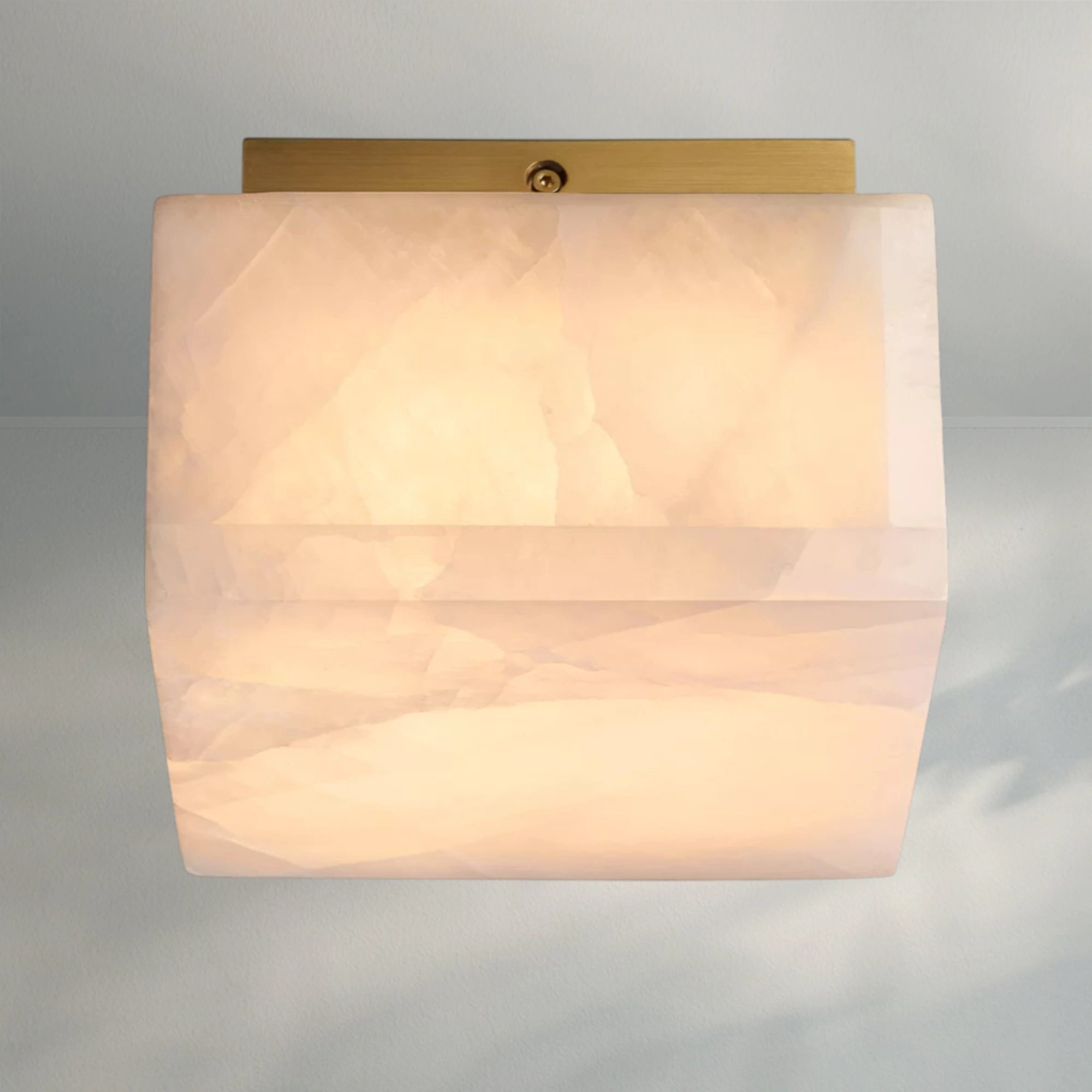 Rivaga Calcite Square Flushmount