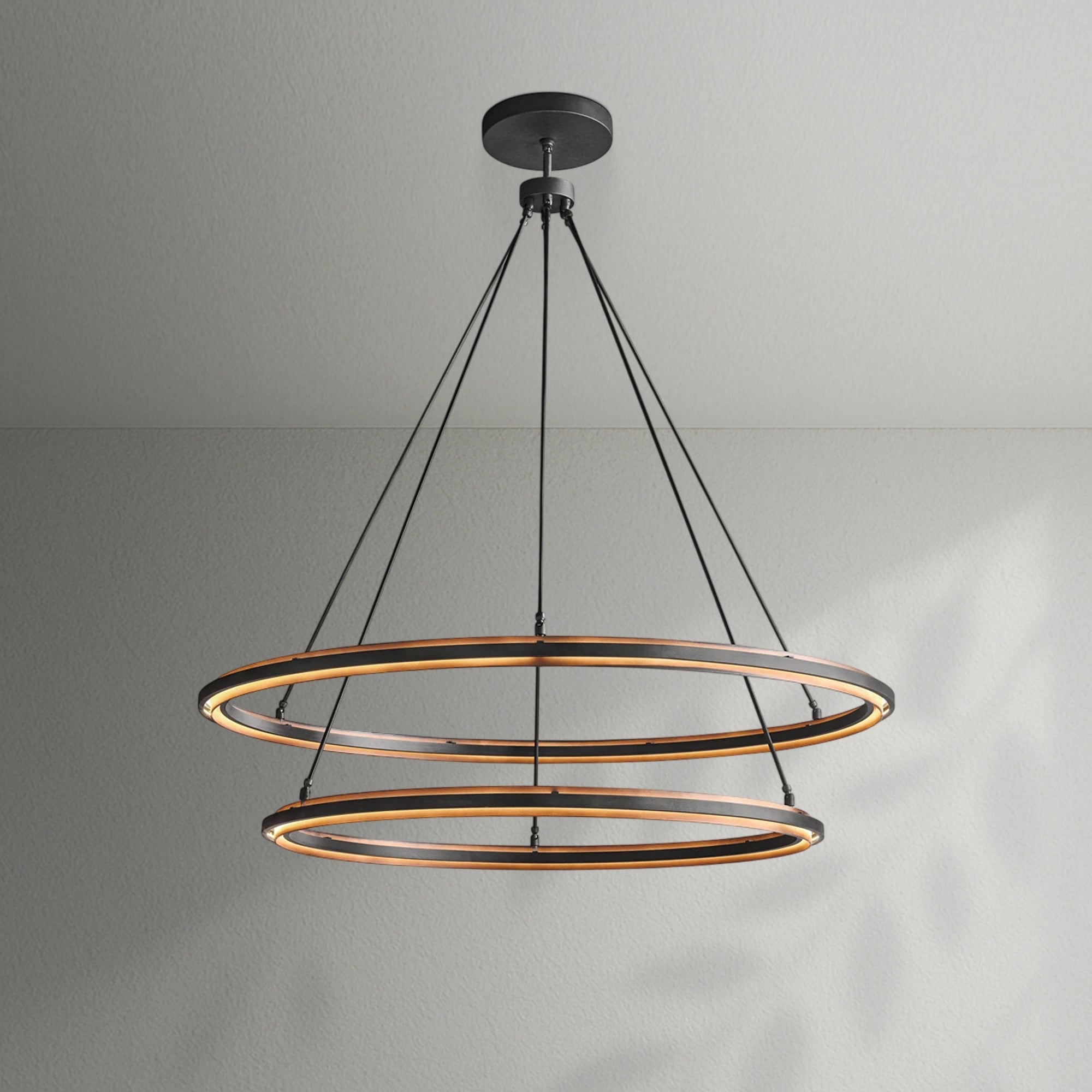 Peraltan 2-Tier Round  Living Room Chandelier 60"