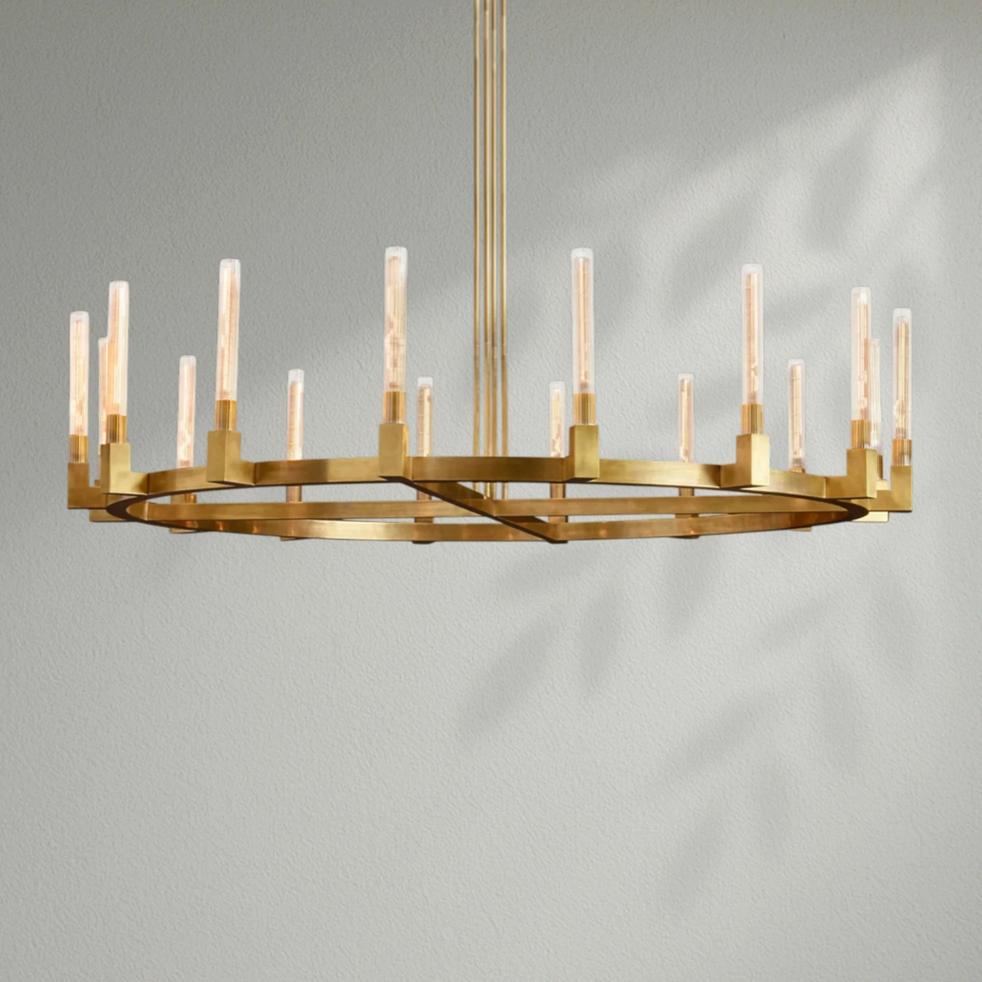 Cannelo Glass Round Chandelier