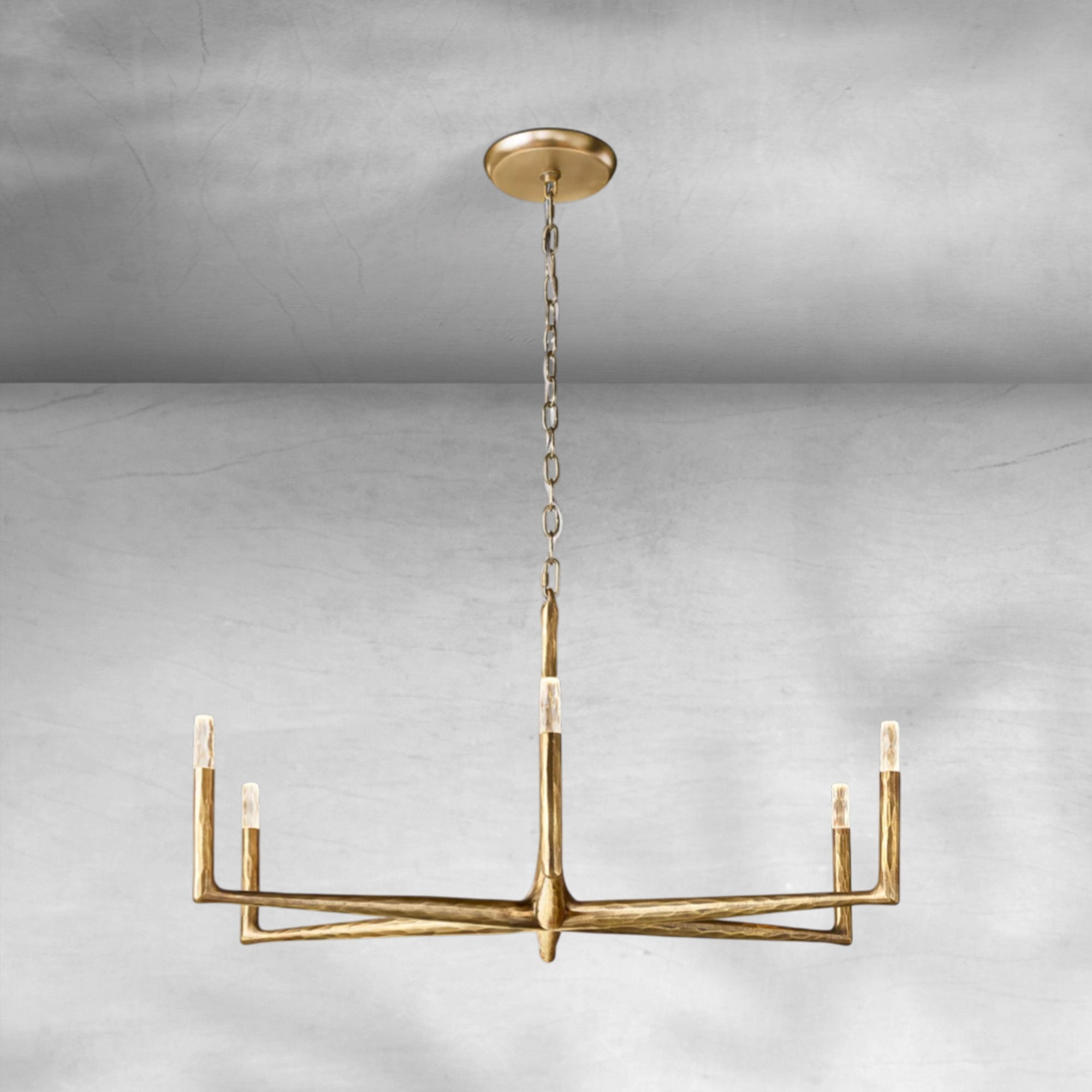 Thalen Forged Round Chandelier