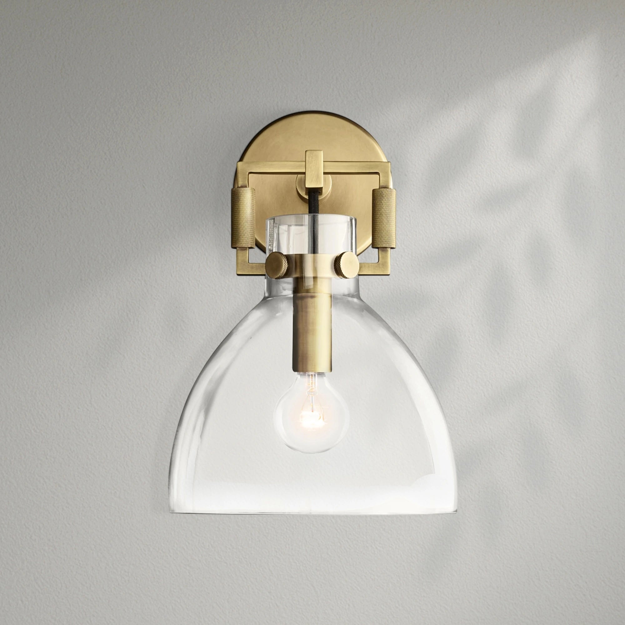 Machinis Glass Cloche Sconce