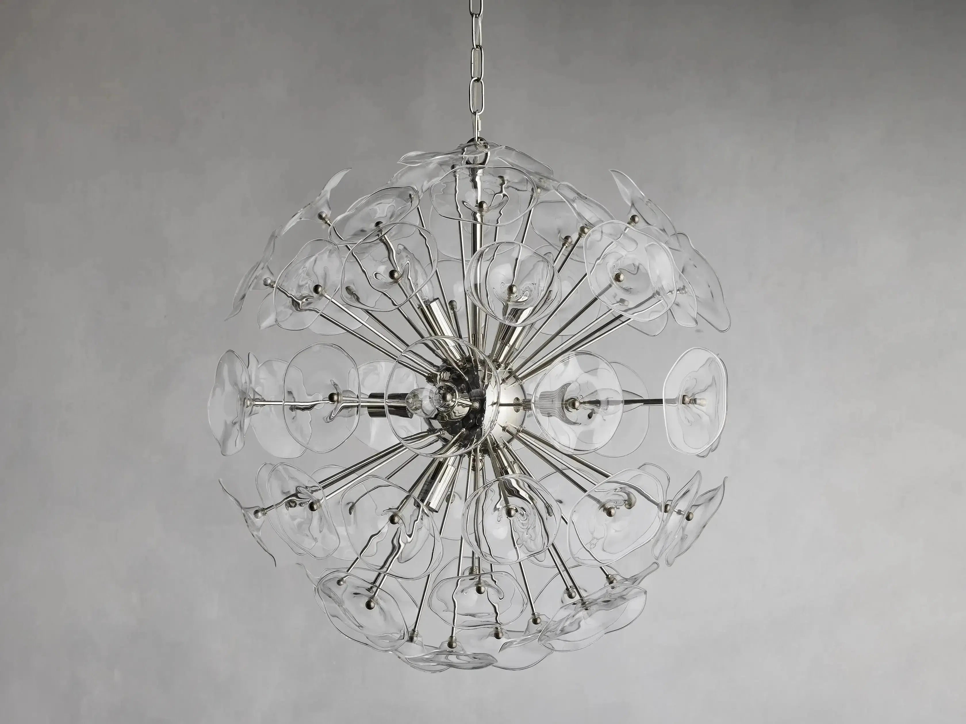 Luster Gaze Bloom Radiance Round Chandelier - Background Shot