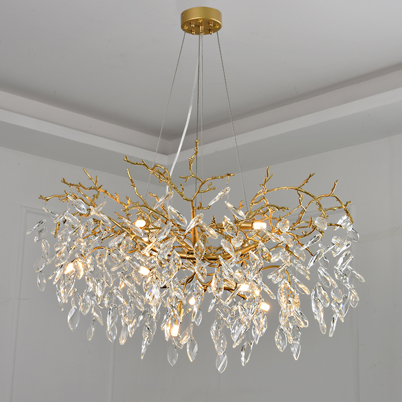 Luster Gaze Luminous Bloom Branch Chandelier - Background Shot