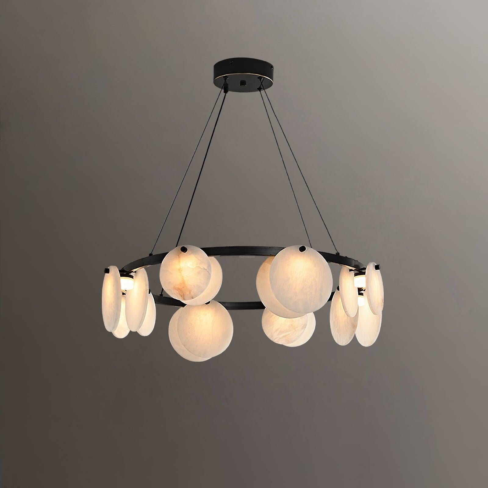 Trinidad Alabaster Chandelier with 8/10 heads