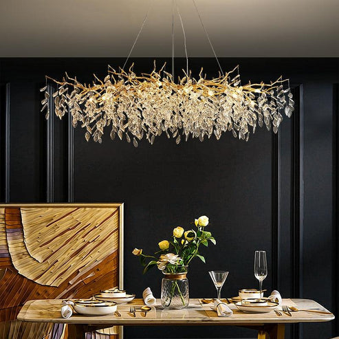Albero Modern French-Style Branch Crystal Chandelier
