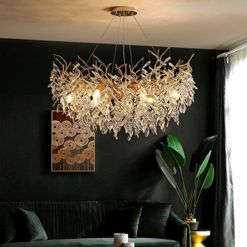 Albero Modern French-Style Branch Crystal Chandelier