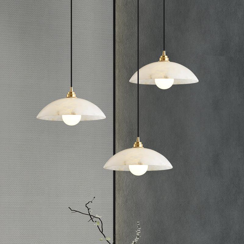 Alabaster Modern Art Pendant Light Pendant for living room,Pendant for kitchen,Pendant for bathrooms,Pendant for bedrooms,Pendant for foyer,Pendant for stairways,Pendant for dining room Luster Gaze Medium  