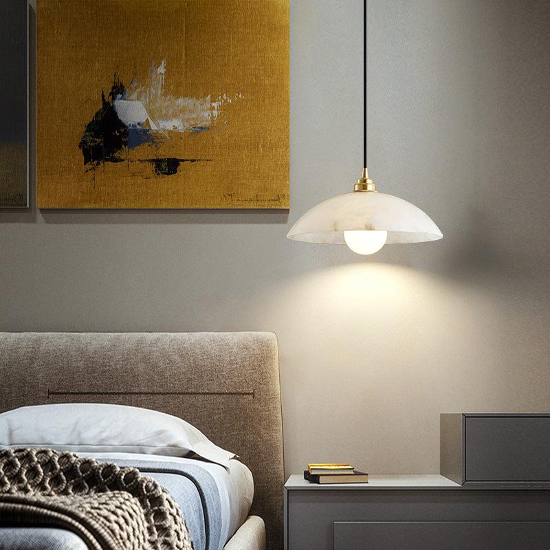 Alabaster Modern Art Pendant Light Pendant for living room,Pendant for kitchen,Pendant for bathrooms,Pendant for bedrooms,Pendant for foyer,Pendant for stairways,Pendant for dining room Luster Gaze   