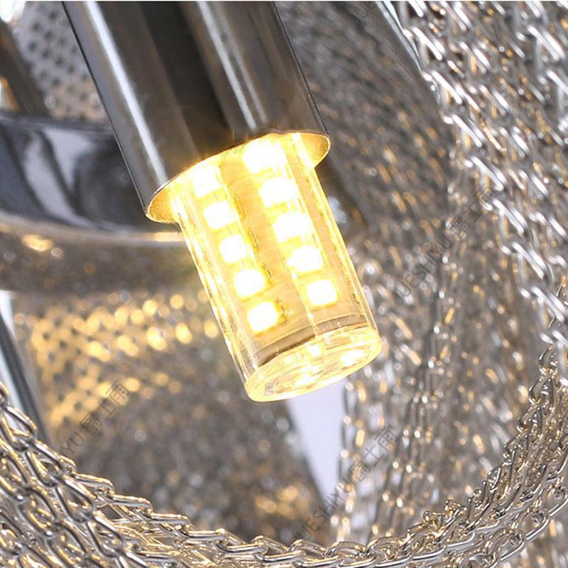 Luster Gaze Alisa Cascade Round Chandelier - Background Shot