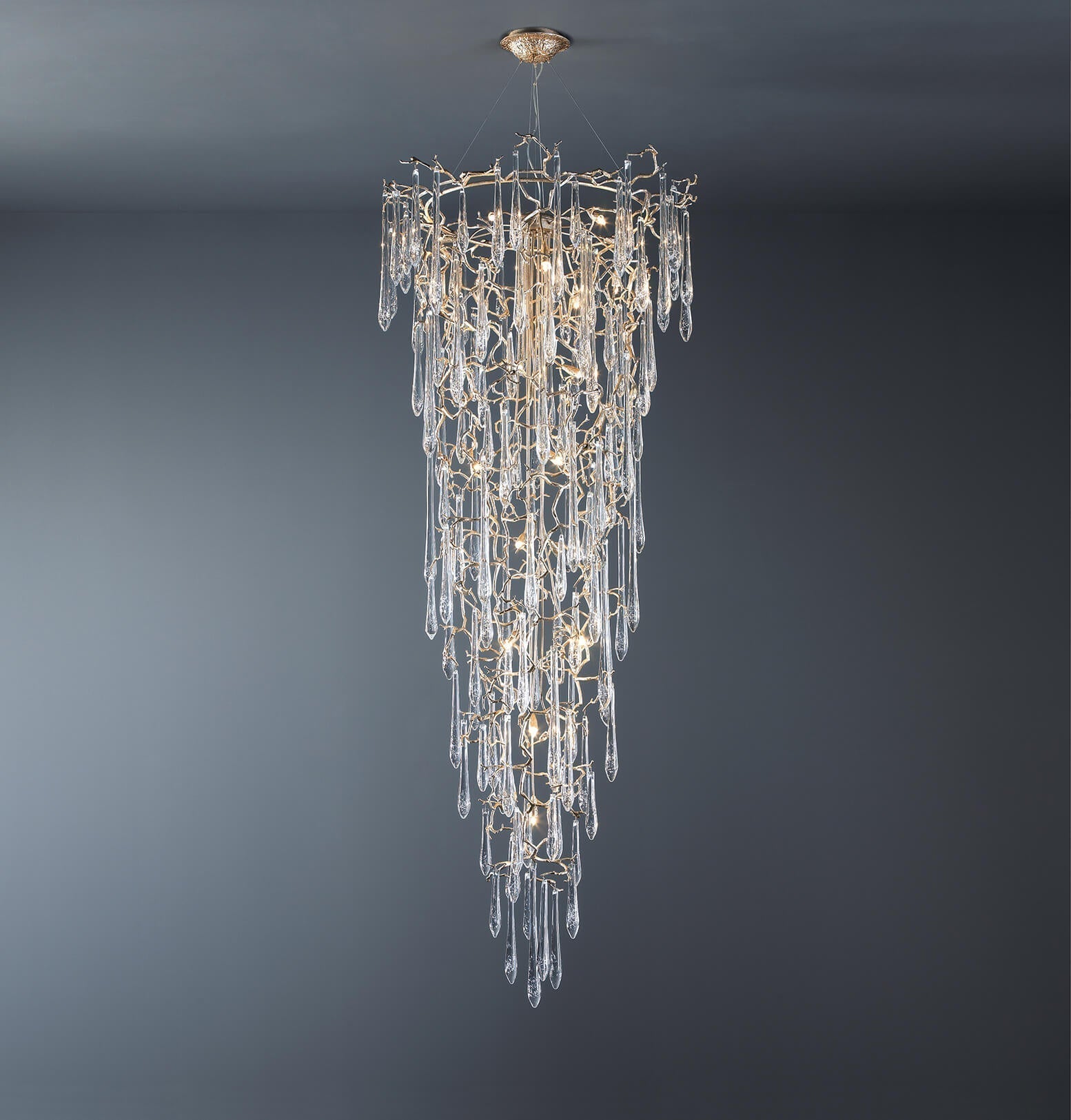 Branch Aqua Parable Chandeliers