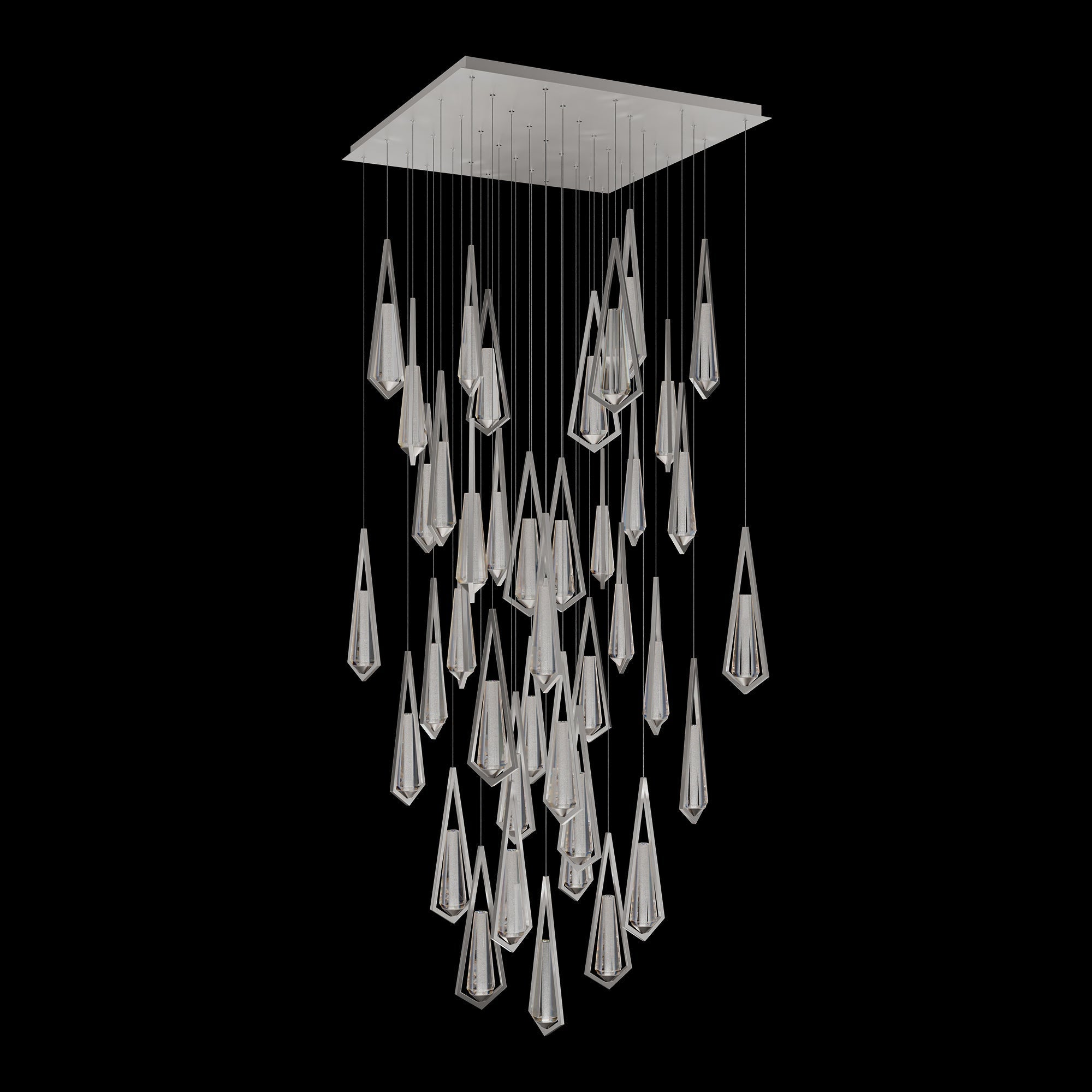Luster Gaze Radiance Cascade 40-Light Linear Chandelier - Background Shot