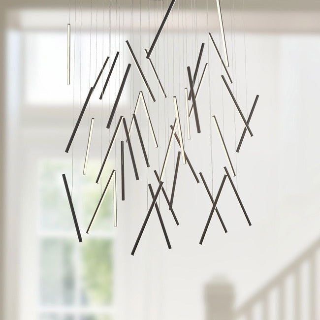 Glaze Echo Multi Light Chandelier