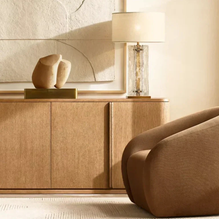Loxel Clear Glass Table Lamp 30"