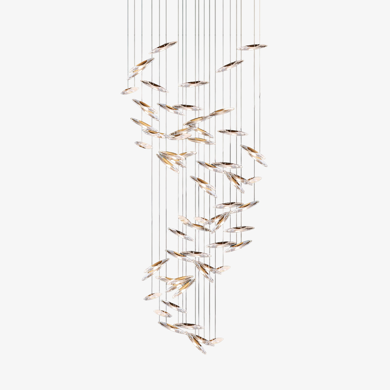Luster Gaze Celestial Halo Chandelier - Background Shot