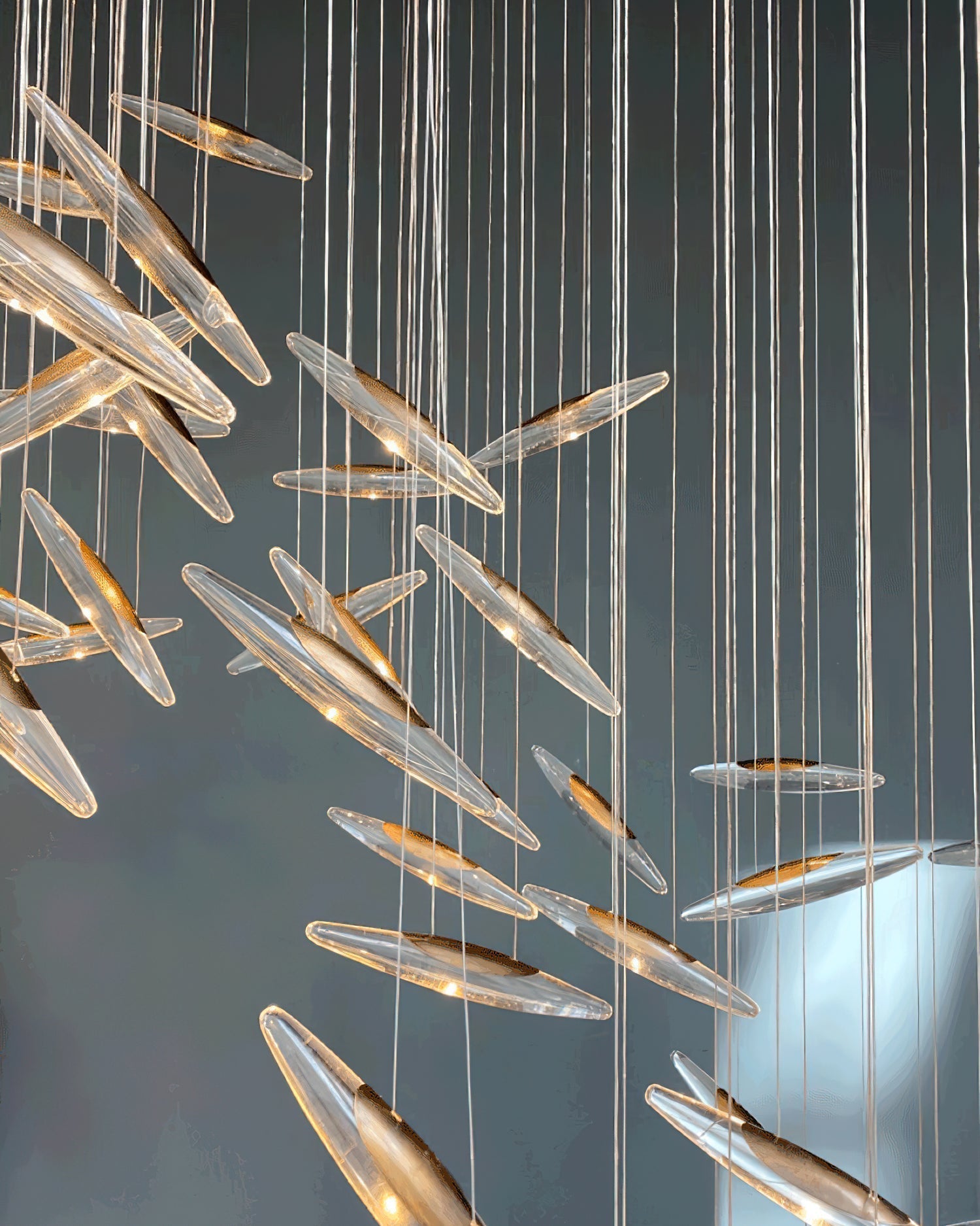 Luster Gaze Celestial Halo Chandelier - Background Shot