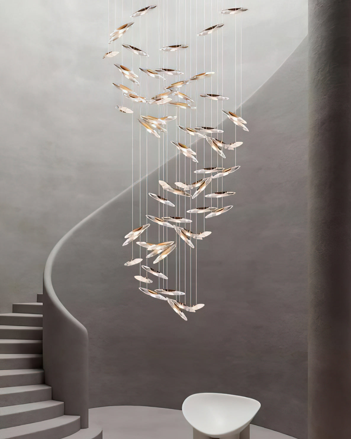 Luster Gaze Celestial Halo Chandelier - Background Shot