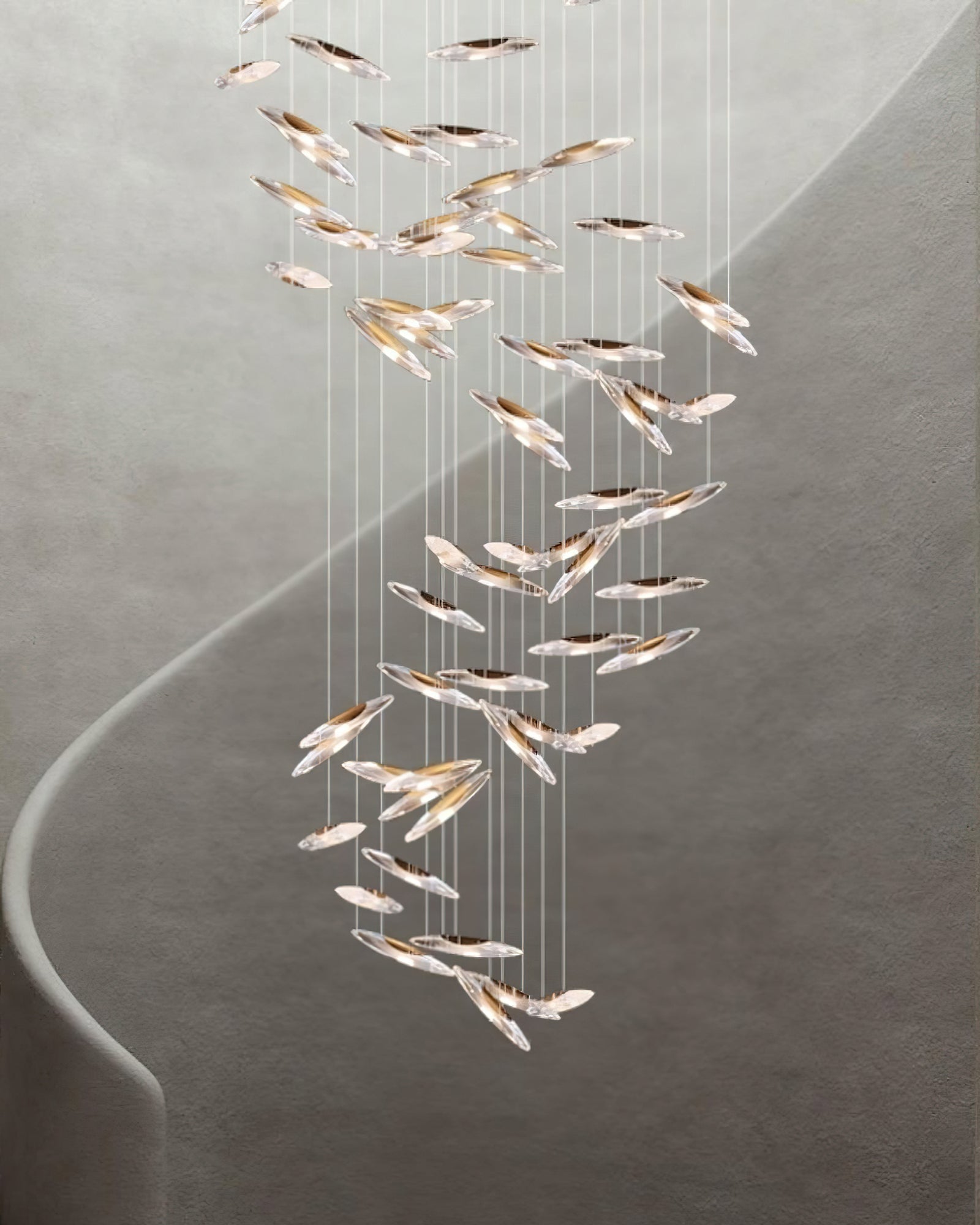 Luster Gaze Celestial Halo Chandelier - Background Shot
