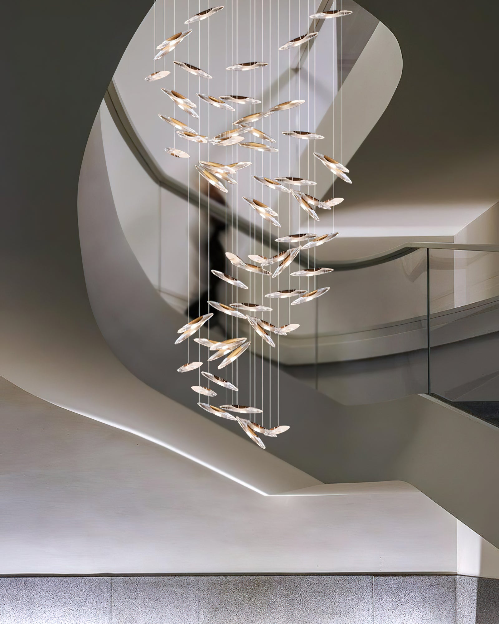 Luster Gaze Celestial Halo Chandelier - Background Shot