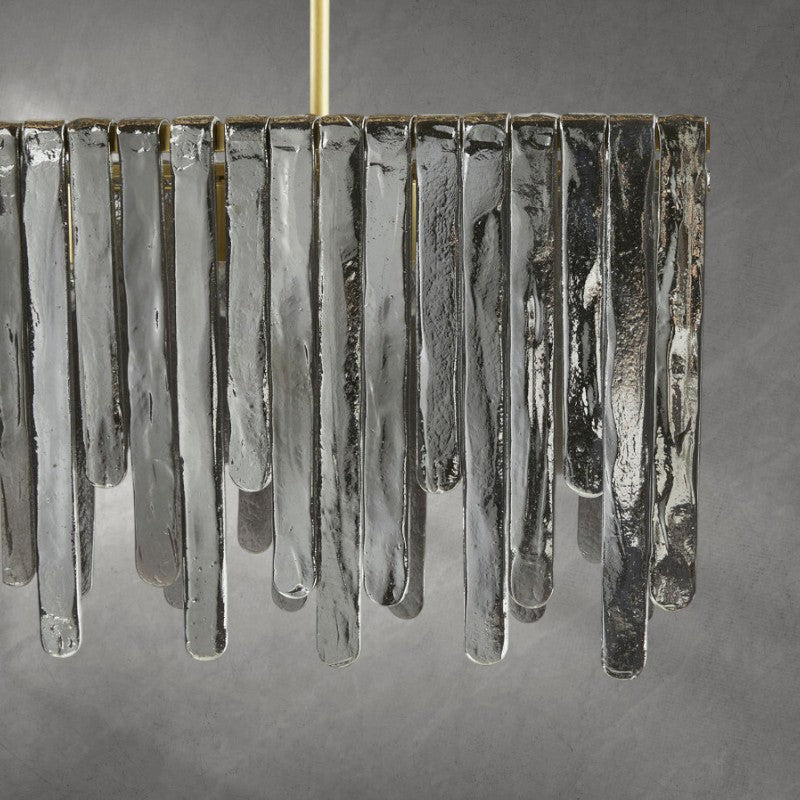 Luster Gaze Cascade Veil Linear Chandelier - Background Shot