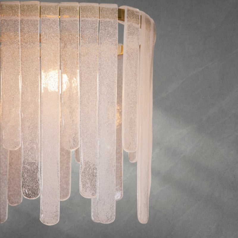 Luster Gaze Cascade Veil Linear Chandelier - Background Shot