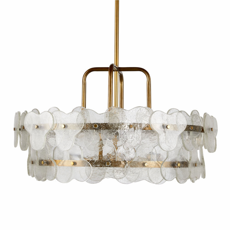 Luster Gaze Aqueous Bloom Round Chandelier - Background Shot