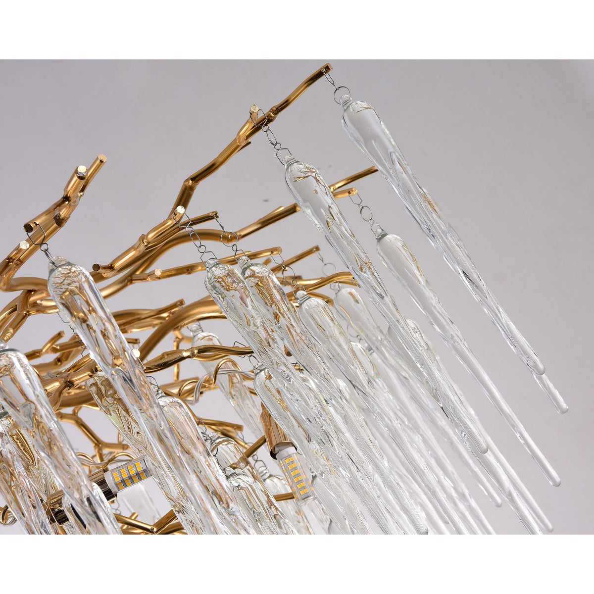 Glacier Organic Branch Round Chandelier