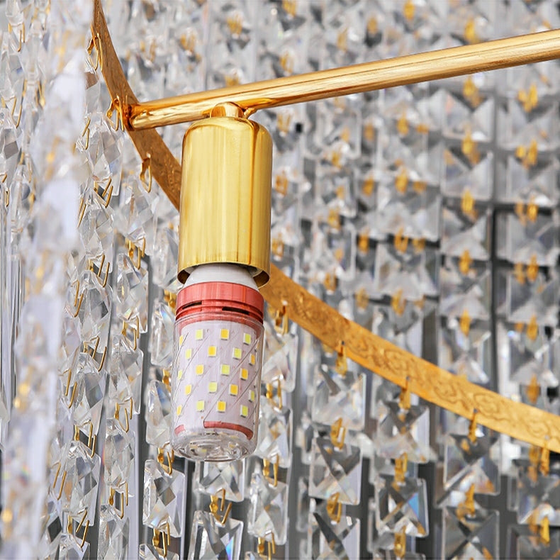 Luster Gaze Grand Lumina K9 Crystal Chandelier - Background Shot
