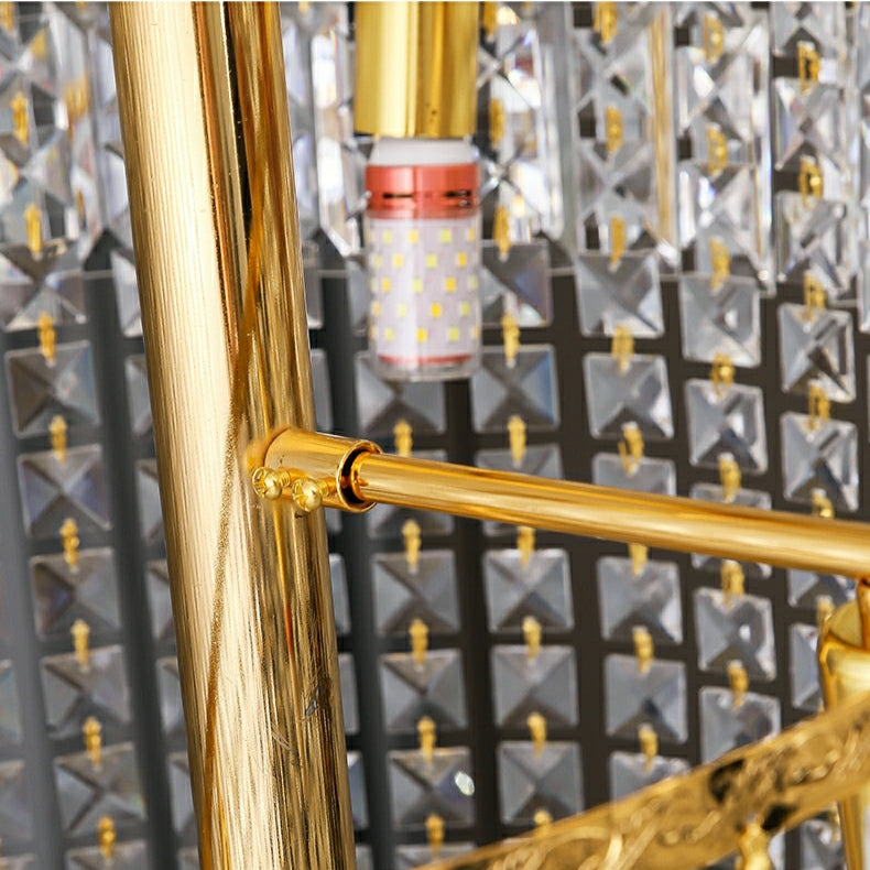 Luster Gaze Grand Lumina K9 Crystal Chandelier - Background Shot