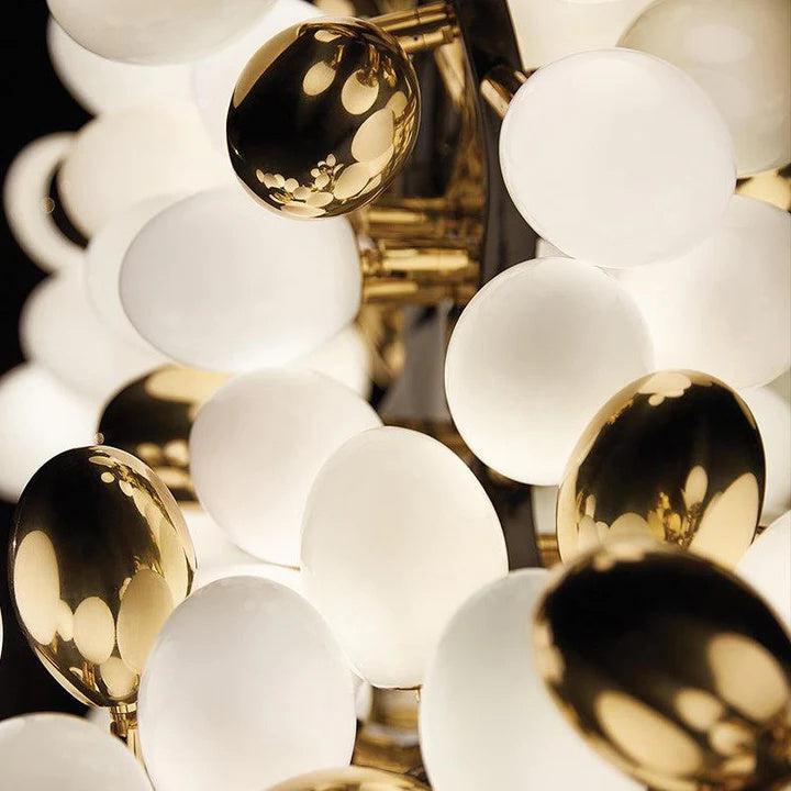 Luster Gaze Verdant Canopy Vertical Grape Chandelier - Background Shot