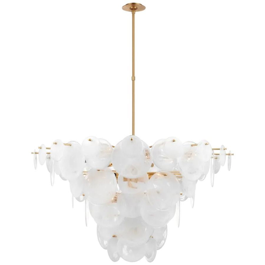 Luster Gaze Regal Radiance Extra Large Chandelier 48"D - Background Shot