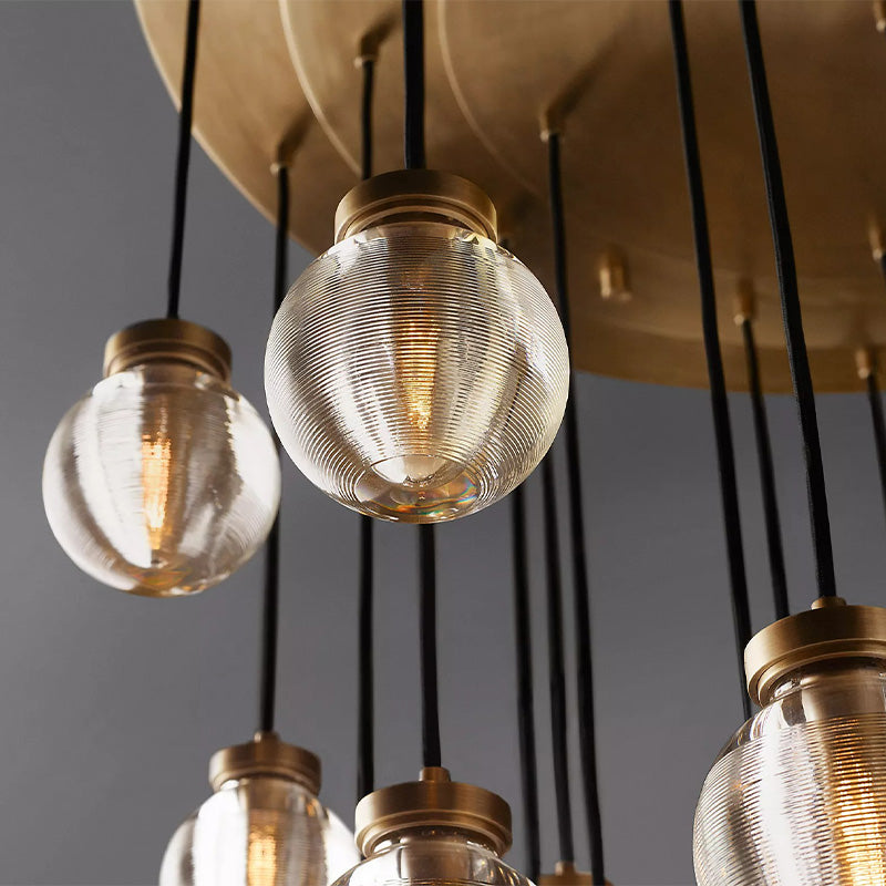 LG Alieen Pearl Ball Round Chandelier 38"